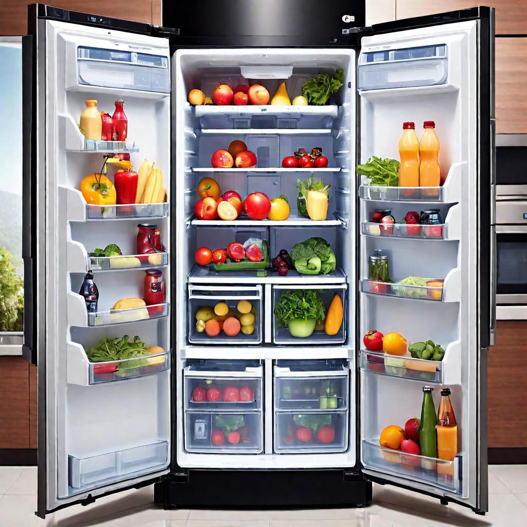 Lg double door refrigerator 